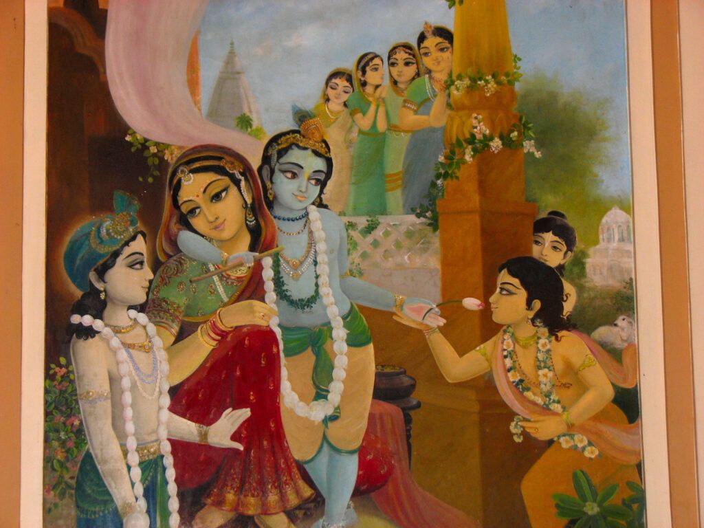 wall-painting-iskcon-vrindavan