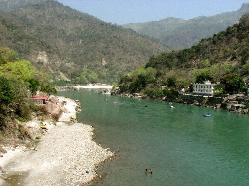 View from Lakshman Jhola