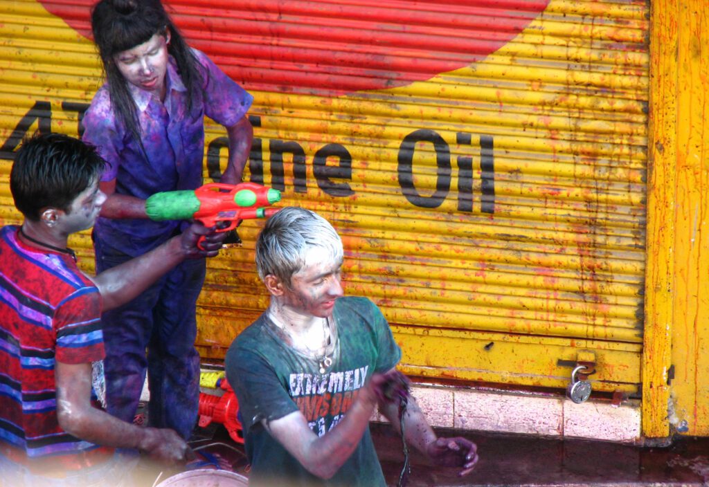 holi in vrindavan