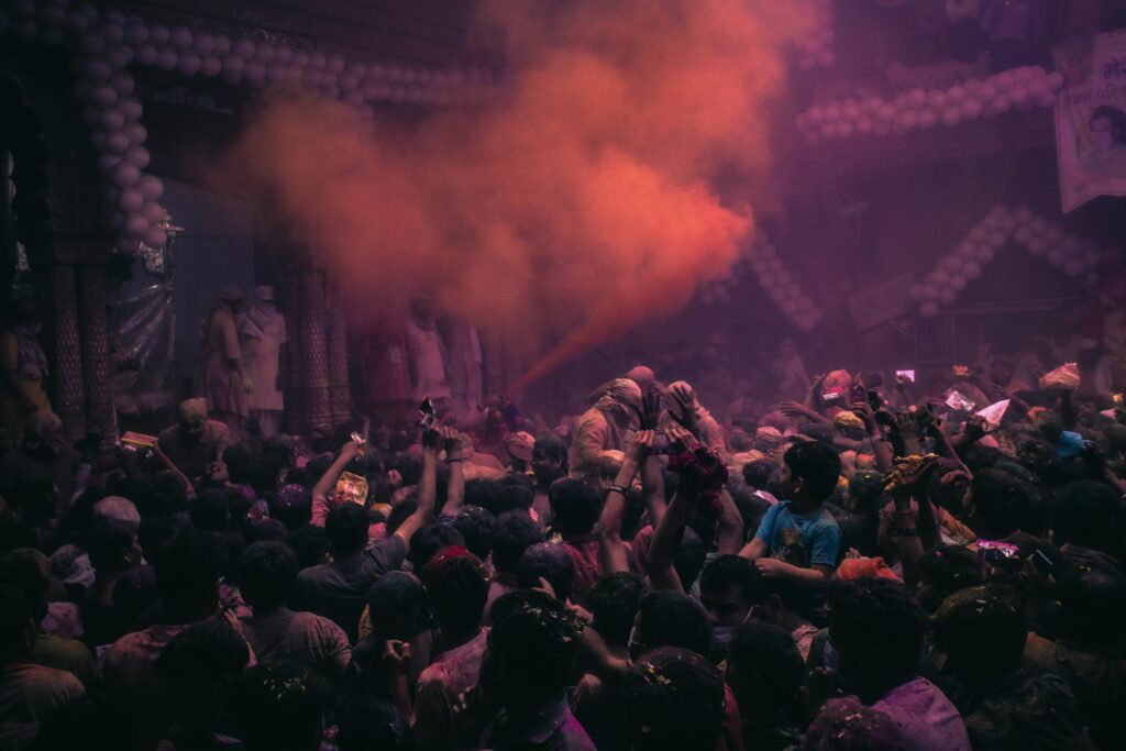 holi in vrindavan